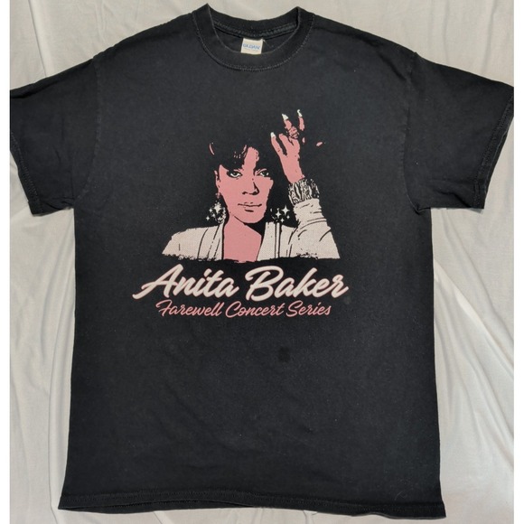 Gildan Other - Gildan Mens Anita Baker Farewell Concert Series Graphic T-Shirt Medium‎ Black